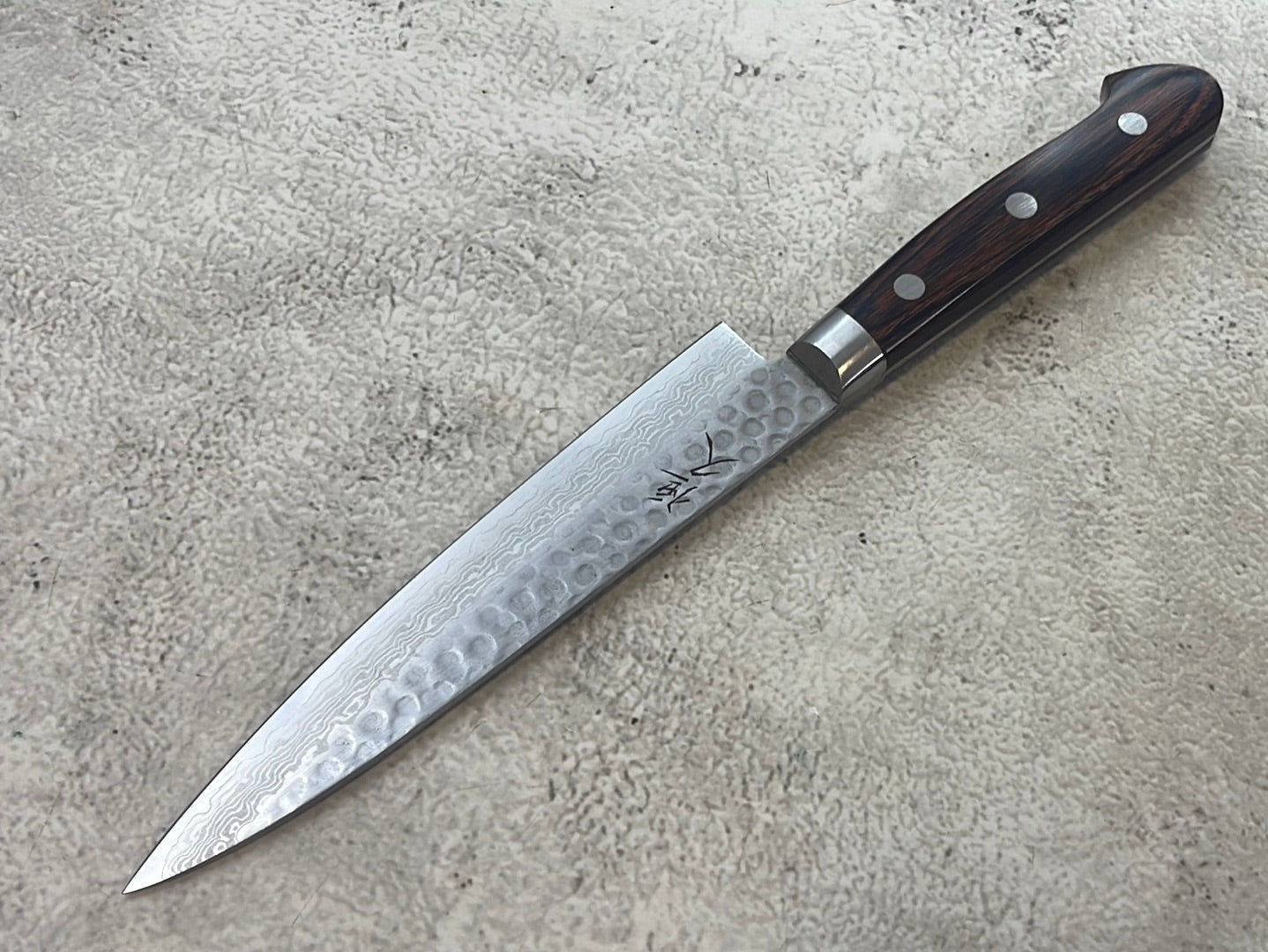 Tsunehisa VG10 Brown Pakka Petty 135mm - Made in Japan 🇯🇵