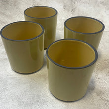 Load image into Gallery viewer, CARACTÈRE Cappuccino Coffee Cup Set of 4x Tumeric 220ml