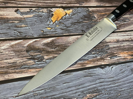 K Sabatier Authentique Slicing Knife 250mm - HIGH CARBON STEEL Made In France