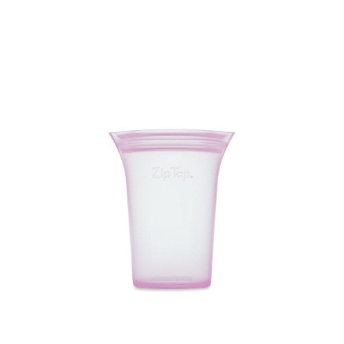 Zip Top Medium Cup Storage Bags Pink (473ml)