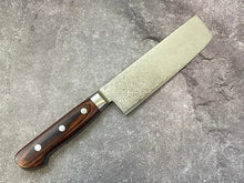 Load image into Gallery viewer, Tsunehisa ZA18 Nakiri Knife 160mm Pakka Wood Handle - Made in Japan 🇯🇵