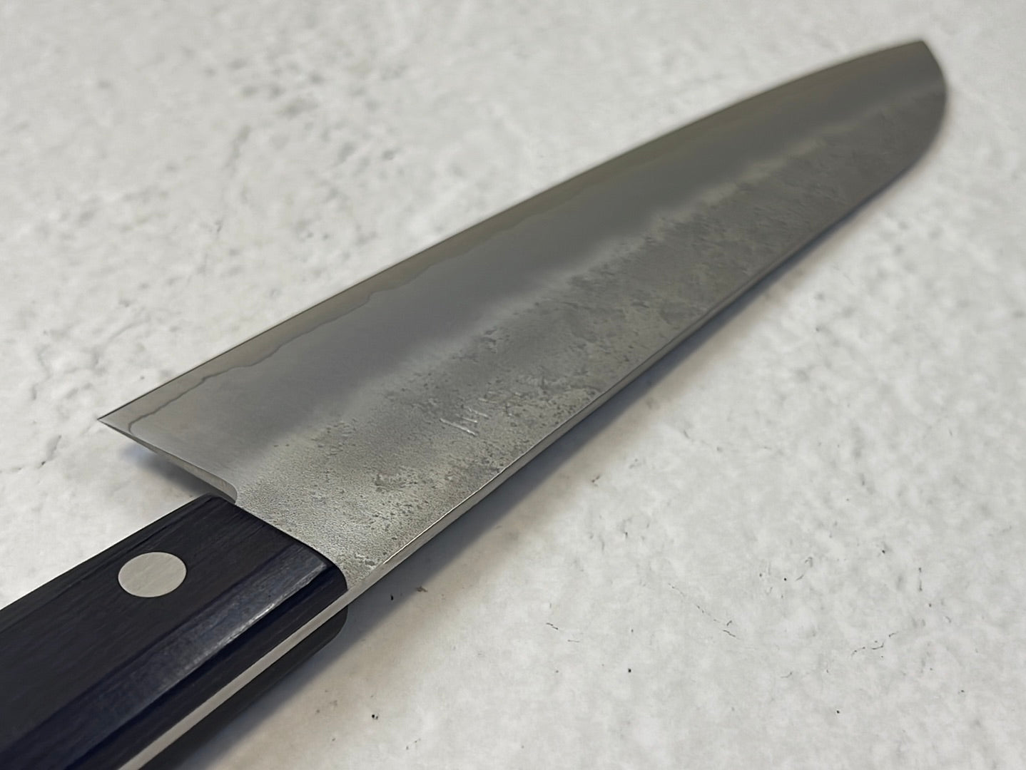 Tsunehisa G3 Nashiji Purple Santoku 180mm - Made in Japan 🇯🇵
