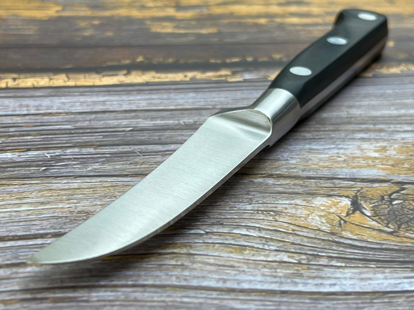 K Sabatier Authentique Curbed Paring Knife 8cm - High Carbon Steel