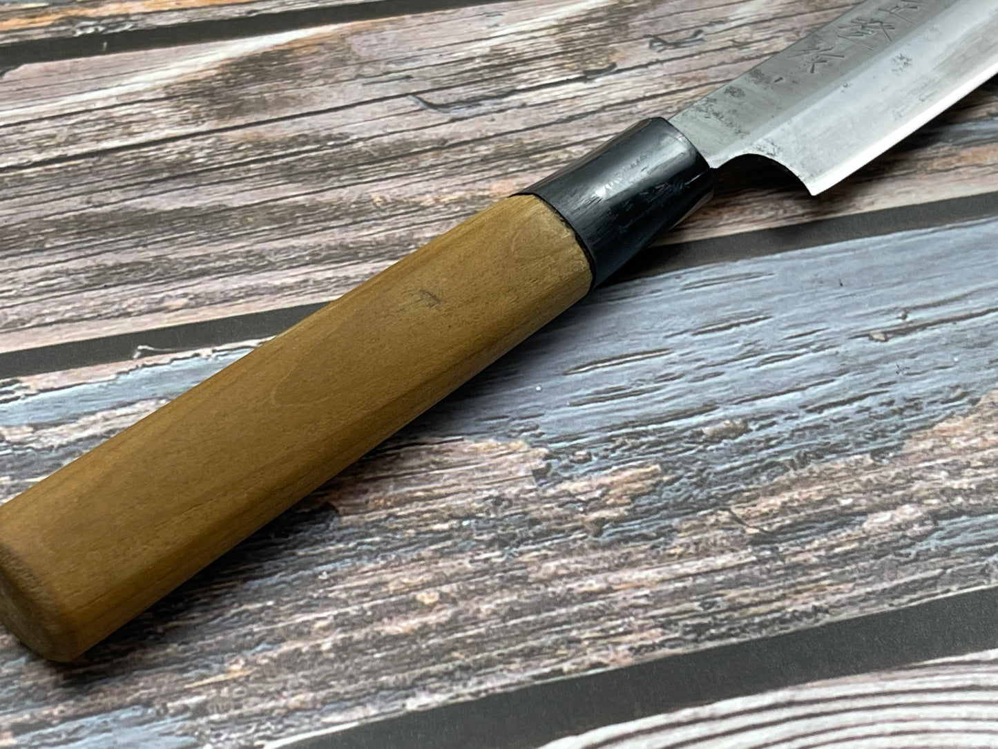 Vintage Japanese Yanagiba Knife 200mm Made in Japan 🇯🇵 Carbon Steel 95