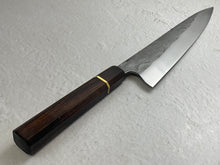 Load image into Gallery viewer, Gyuto 230mm Western Hybrid Nashiji  Full Rosewood with Brass Spacer