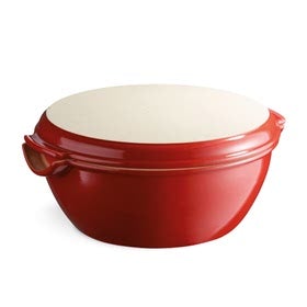 Emile Henry Round Bread Baker - Burgundy