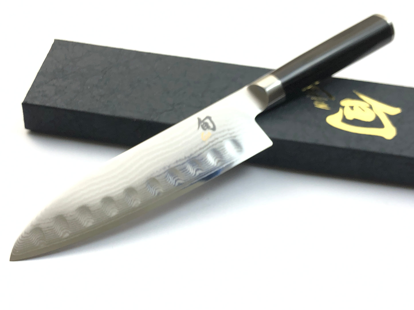 Shun Classic Scalloped Santoku Knife Left Handed 17.8cm