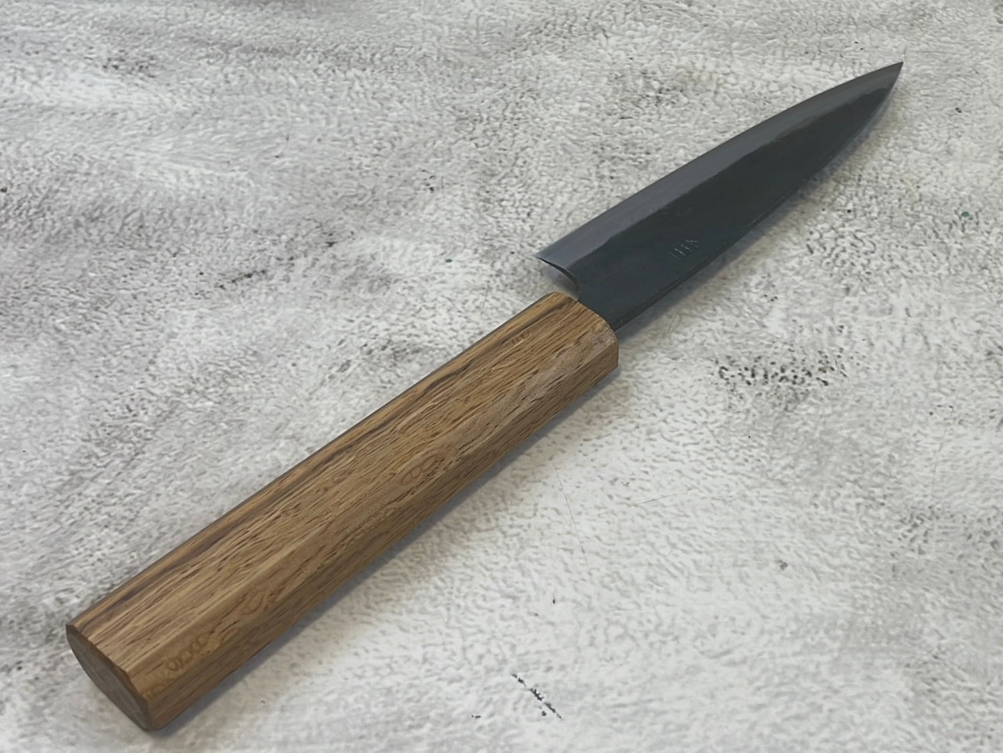 Tsukasa Shiro Kuro 120mm Yanagi- Shirogami Steel - Oak Octagnon Handle