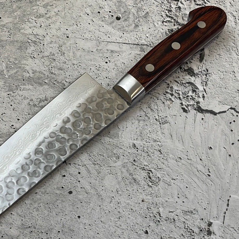 Tsunehisa VG10 Santoku 180mm Brown Pakka Handle Made in Japan 🇯🇵