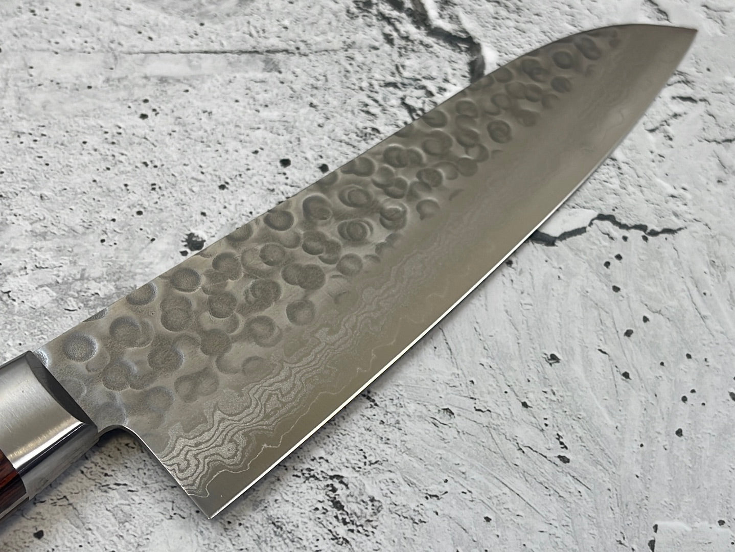 Tsunehisa VG10 Santoku 180mm Brown Pakka Handle Made in Japan 🇯🇵