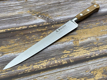 Load image into Gallery viewer, K Sabatier Slicing Knife 200mm - HIGH STEEL - OLIVE WOOD HANDLE