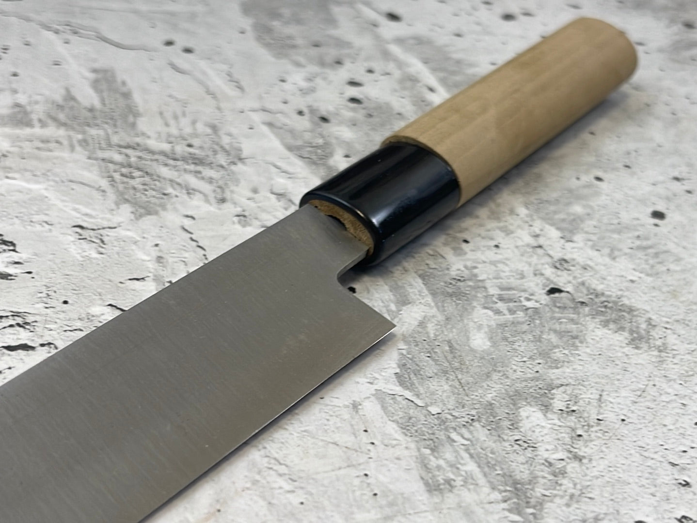 Vintage Japanese Yanagiba Knife 200mm Made in Japan  🇯🇵 Carbon Steel 846