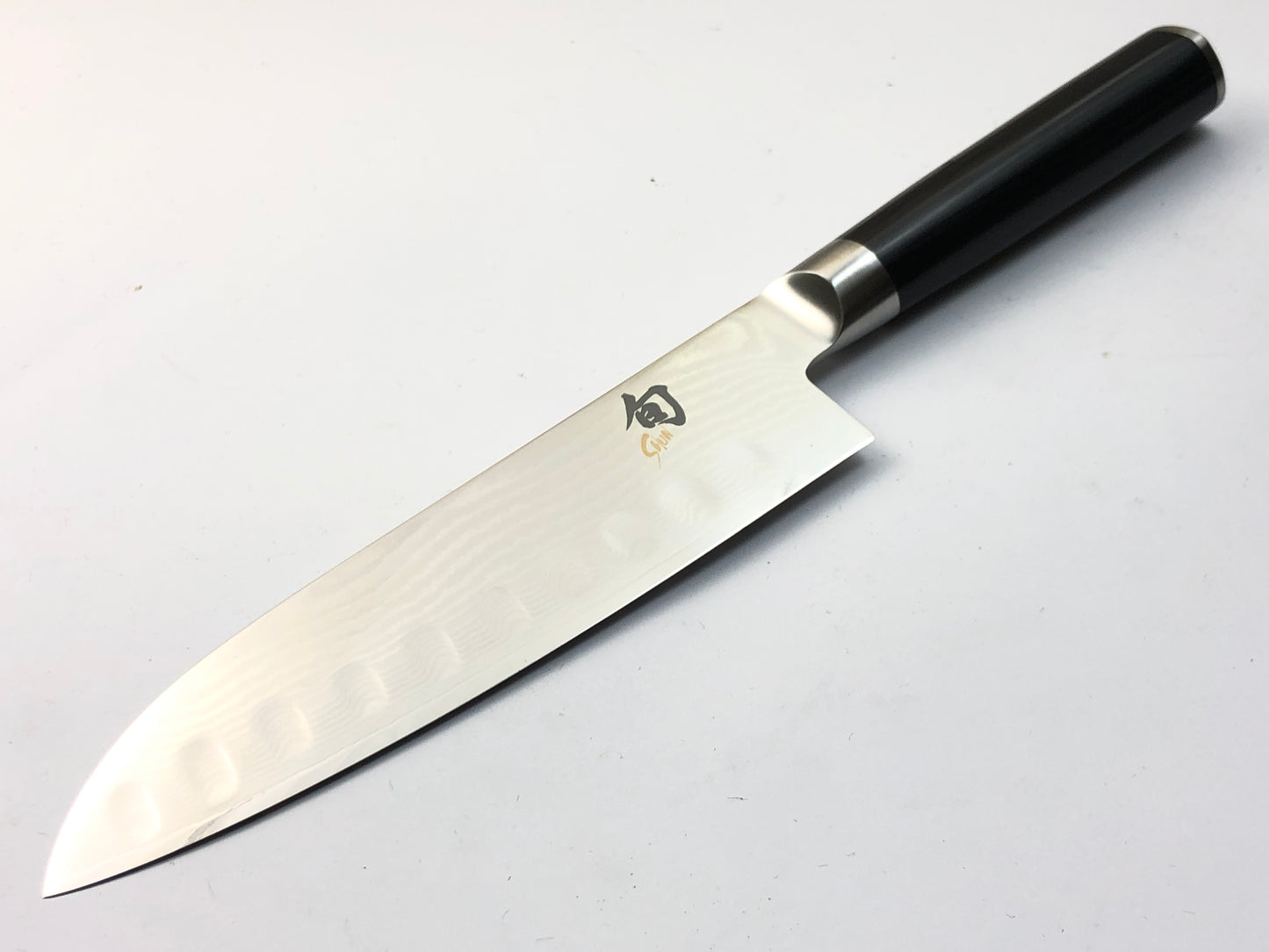 Shun Classic Scalloped Santoku Knife Left Handed 17.8cm