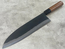 Load image into Gallery viewer, Hinokuni Shirogami #1 Santoku Knife 240mm Cherry Wood Handle - Made in Japan 🇯🇵