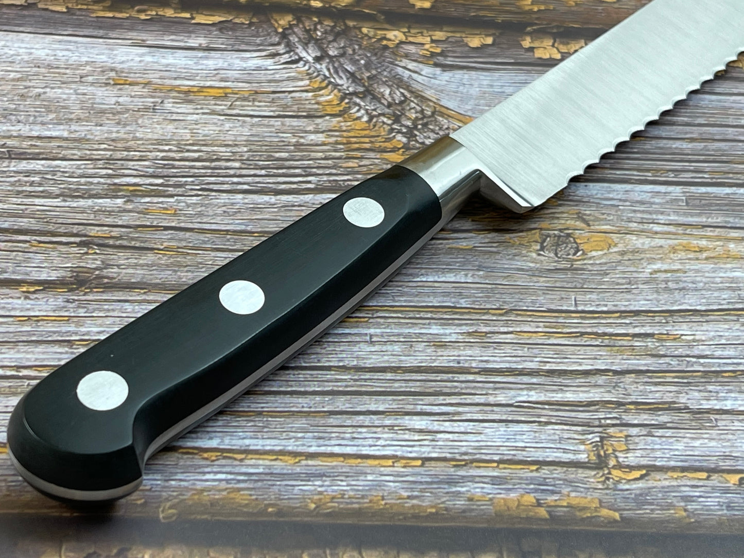 K Sabatier Authentic Bread Knife 20cm - HIGH CARBON STEEL Made In France