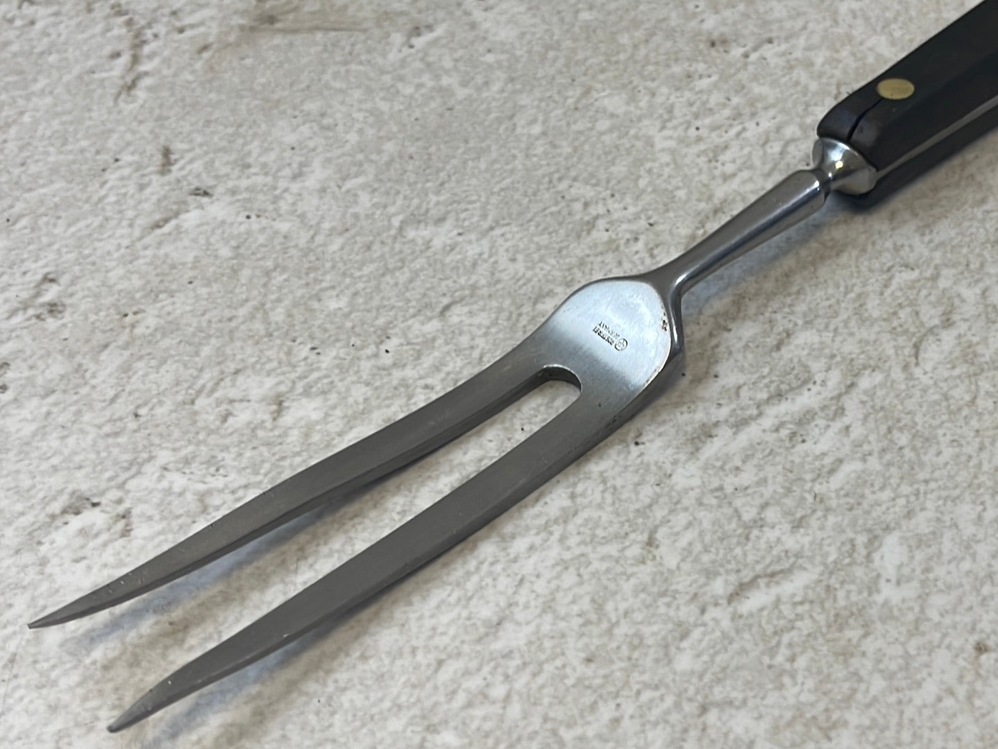 Vintage Wusthof curved Fork 150mm High Carbon Steel Made in Germany 🇩🇪 975