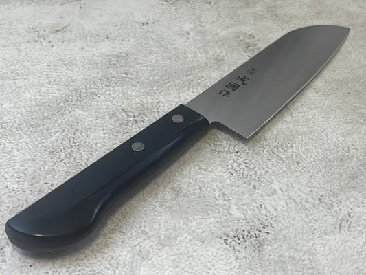Used Santoku Knife 170mm - Stainless Steel Made In Japan 🇯🇵 1076