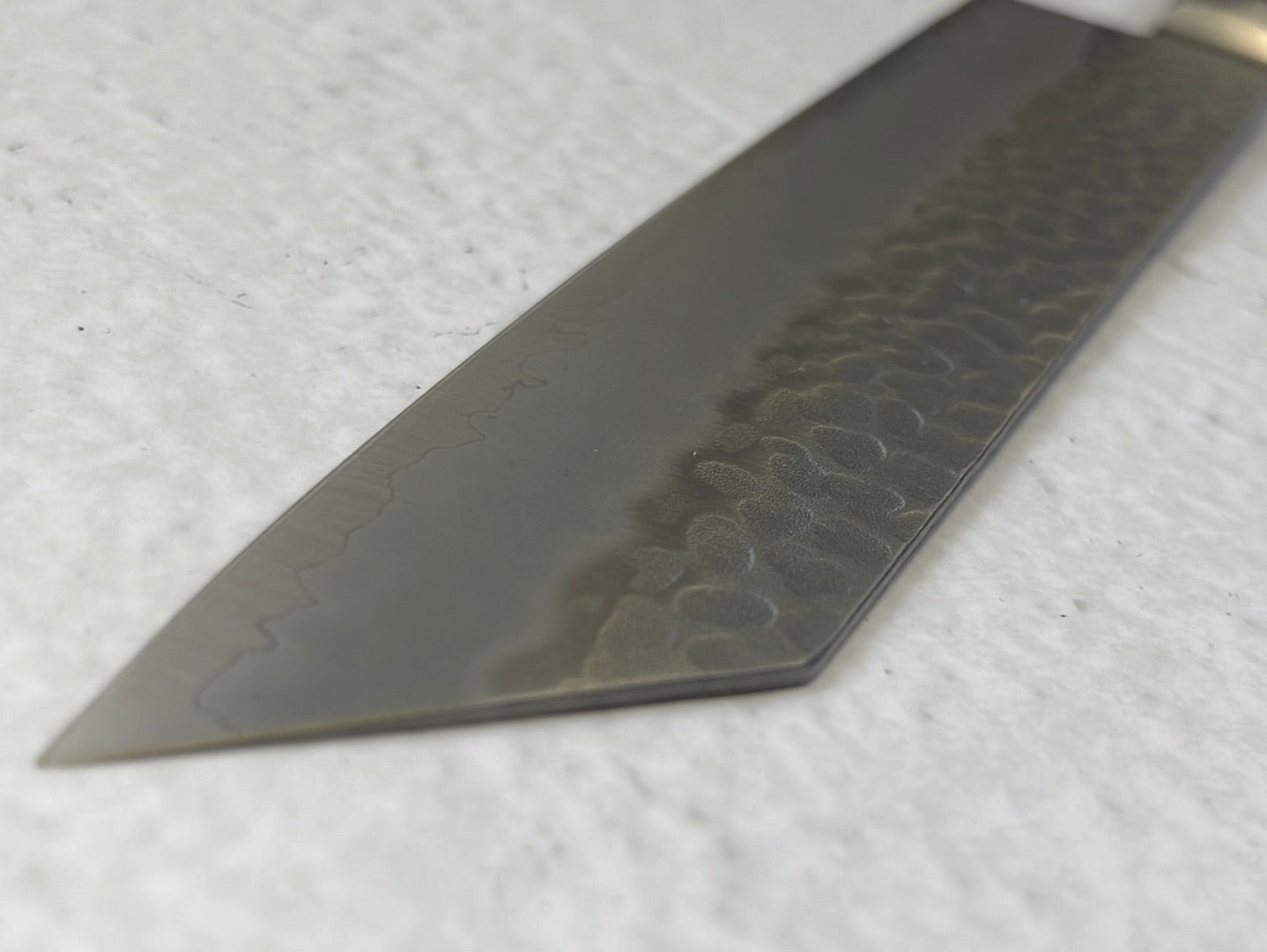 Tsunehisa AUS-8 Tsuchime Kiritsuke Knife 210mm Brown Pakka Wood - Made in Japan 🇯🇵
