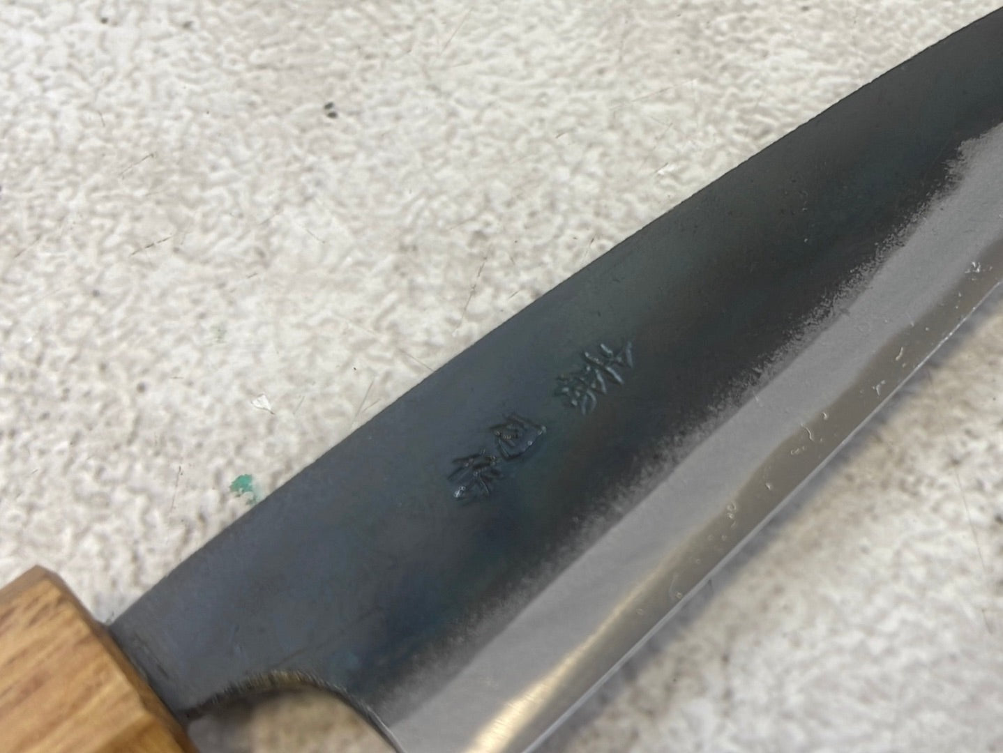 Tsukasa Shiro Kuro 120mm Yanagi- Shirogami Steel - Oak Octagnon Handle