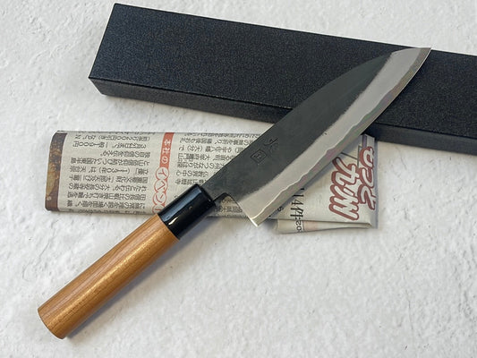 Hinokuni Shirogami #1 Petty Knife 150mm Cherry Wood Handle - Made in Japan 🇯🇵