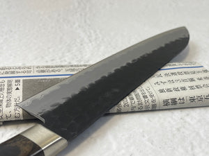 Tsunehisa AS Stainless Santoku Knife 180mm - Made in Japan 🇯🇵 Brown Pakka Wood Handle