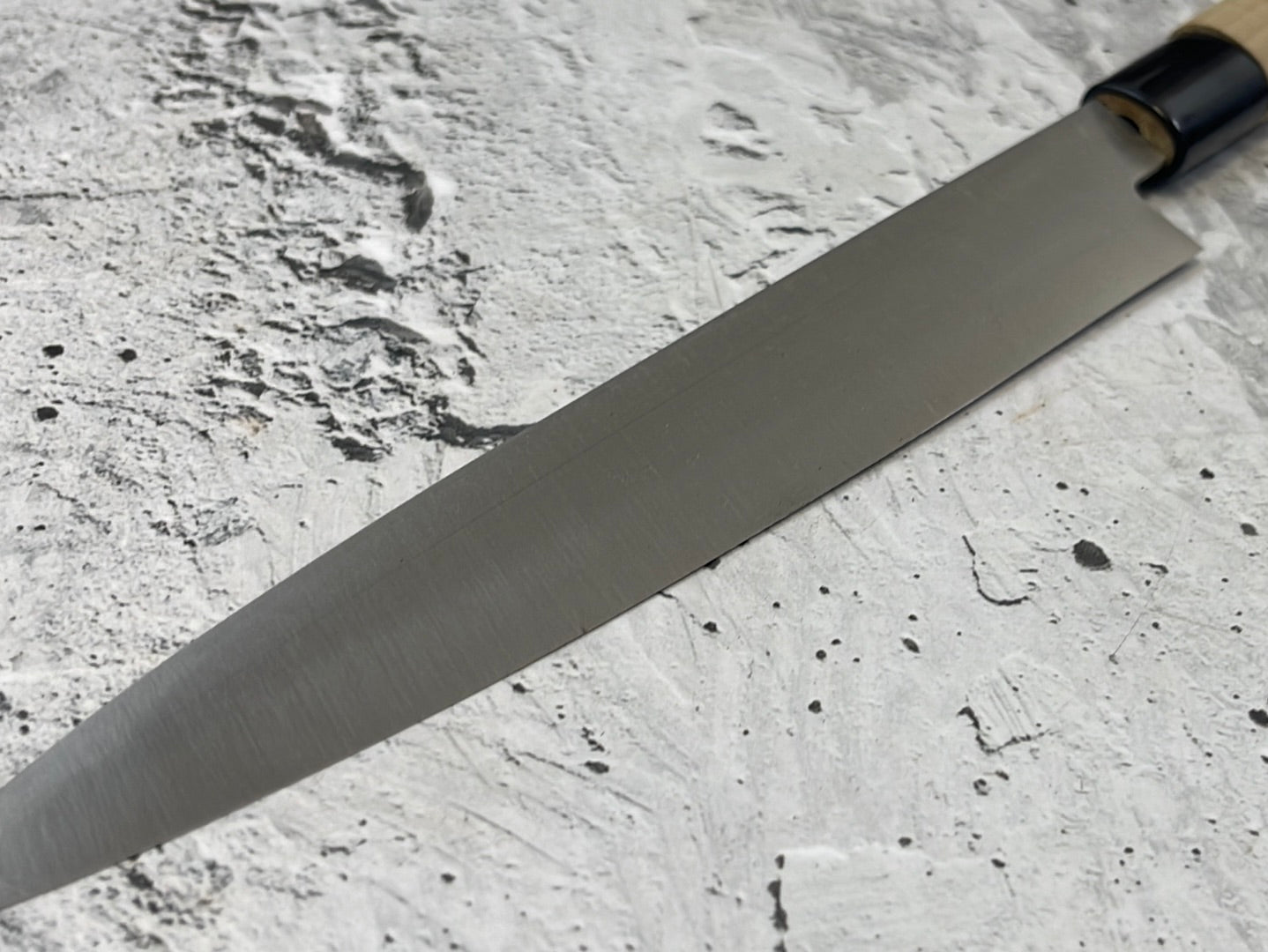 Vintage Japanese Yanagiba Knife 200mm Made in Japan  🇯🇵 Carbon Steel 846