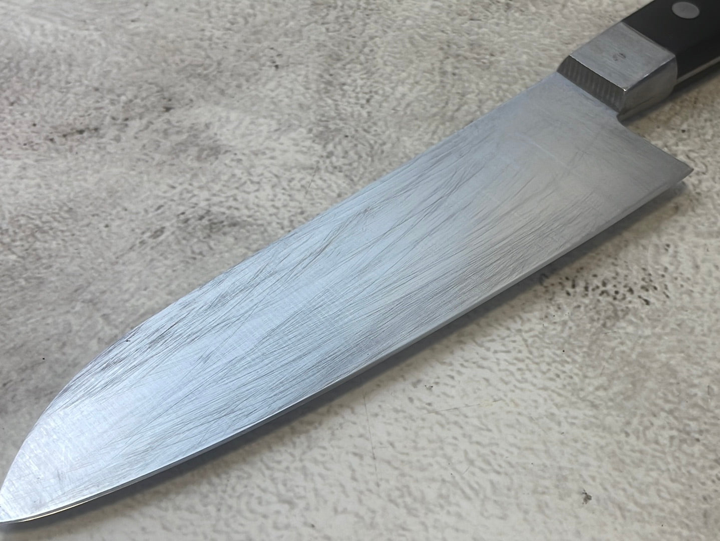 Vintage Japanese Santoku Knife 160mm Made in Japan 🇯🇵 High Carbon Steel 1109