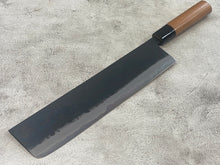 Load image into Gallery viewer, Hinokuni Shirogami #1 Nakiri Knife 240mm Cherry Wood Handle - Made in Japan 🇯🇵