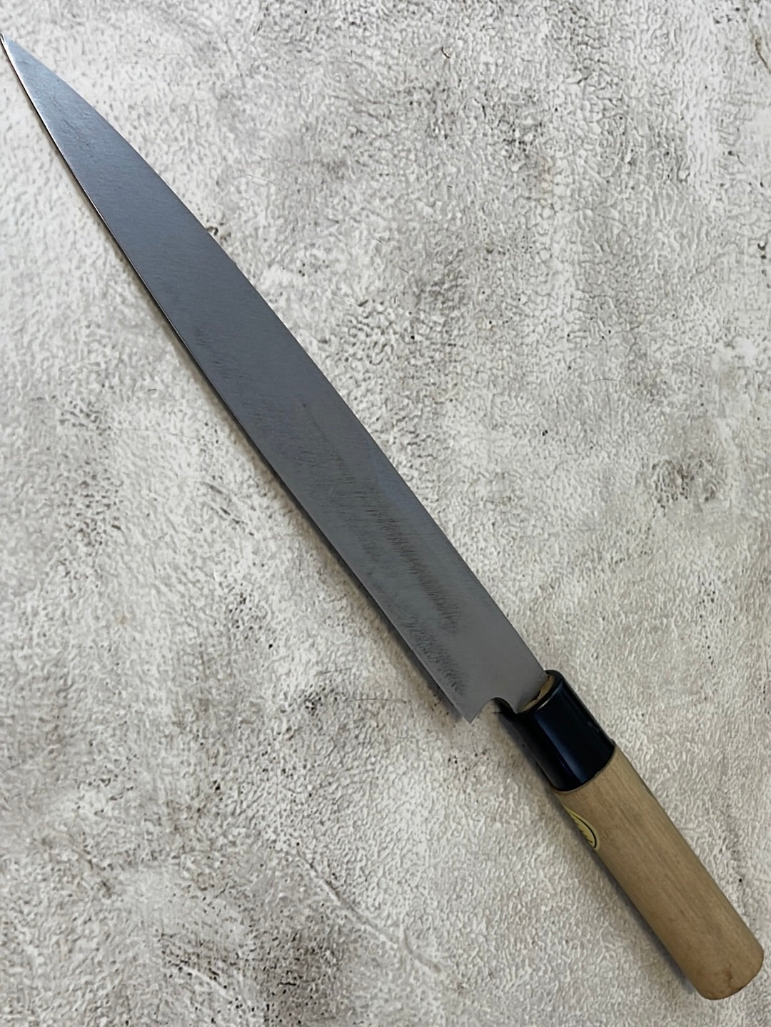 Vintage Japanese Yanagiba Knife 200mm Carbon Steel Made in Japan 1093