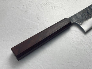 Santoku Hammered 180mm Full Jatiwood Timber Handle