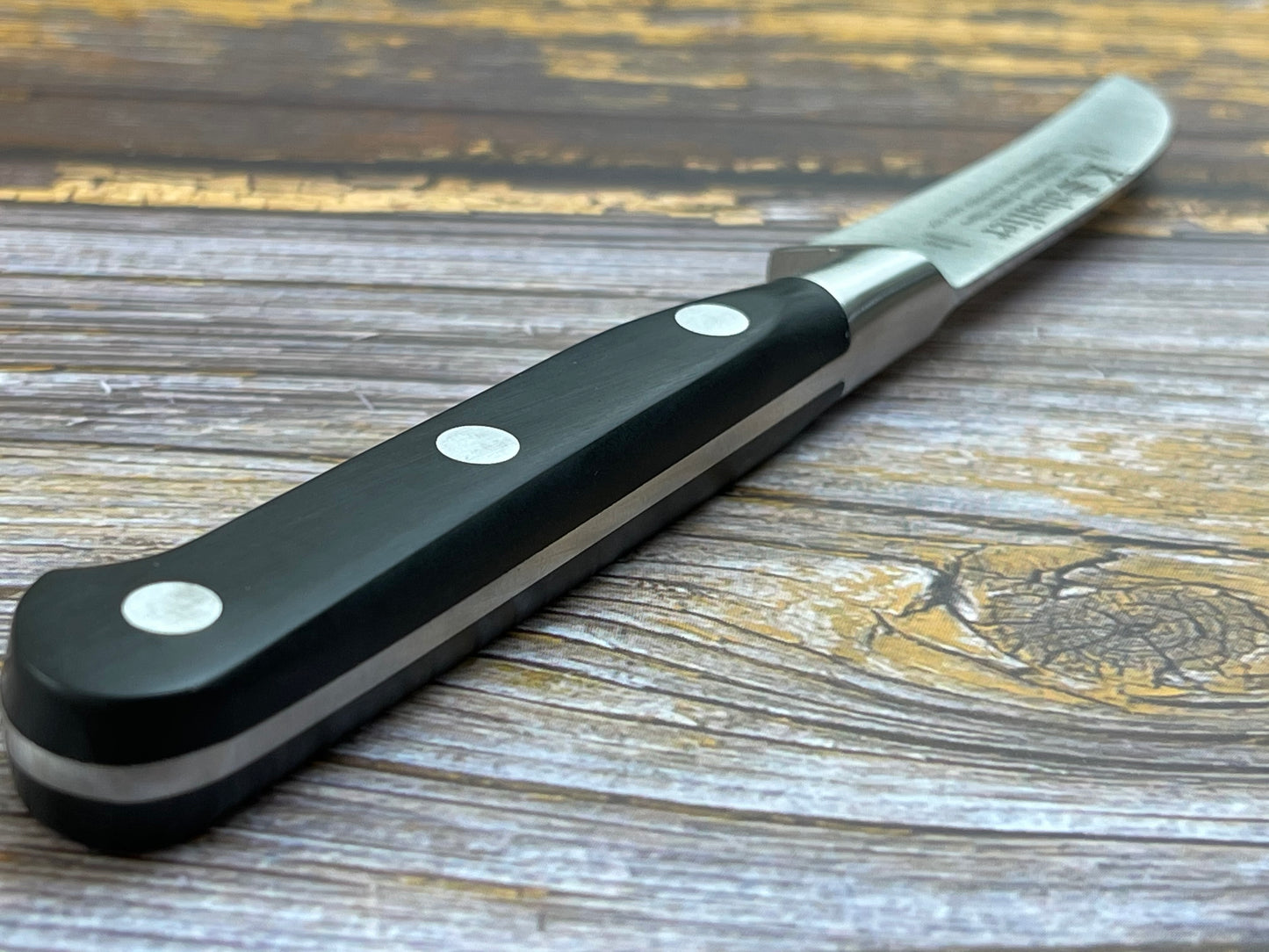 K Sabatier Authentique Curbed Paring Knife 8cm - High Carbon Steel