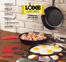 Load image into Gallery viewer, LODGE COOKWARE Cast Iron Cooking Skillet 6pcs  Pan Set