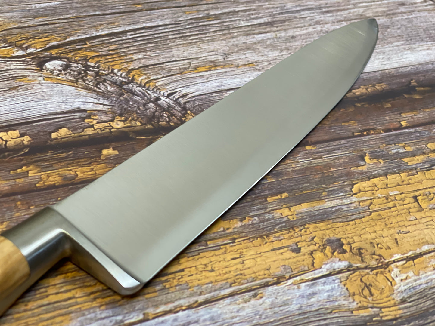 K Sabatier Chef Knife 200mm - HIGH CARBON STEEL - OLIVE WOOD HANDLE
