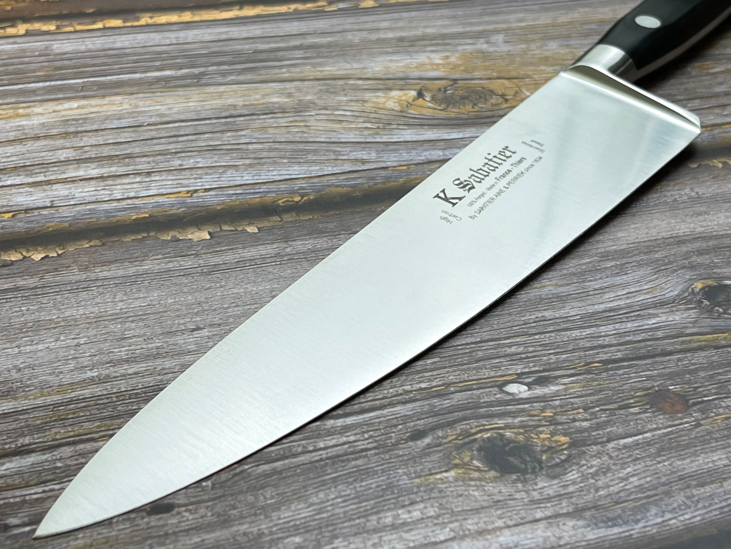 K Sabatier Authentic Chef's Knife 25cm - HIGH CARBON STEEL - Made in France