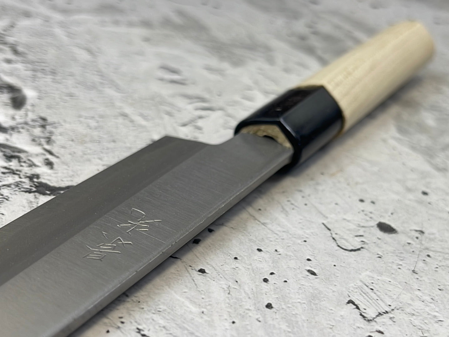 Vintage Japanese Yanagiba Knife 200mm Made in Japan  🇯🇵 Carbon Steel 847