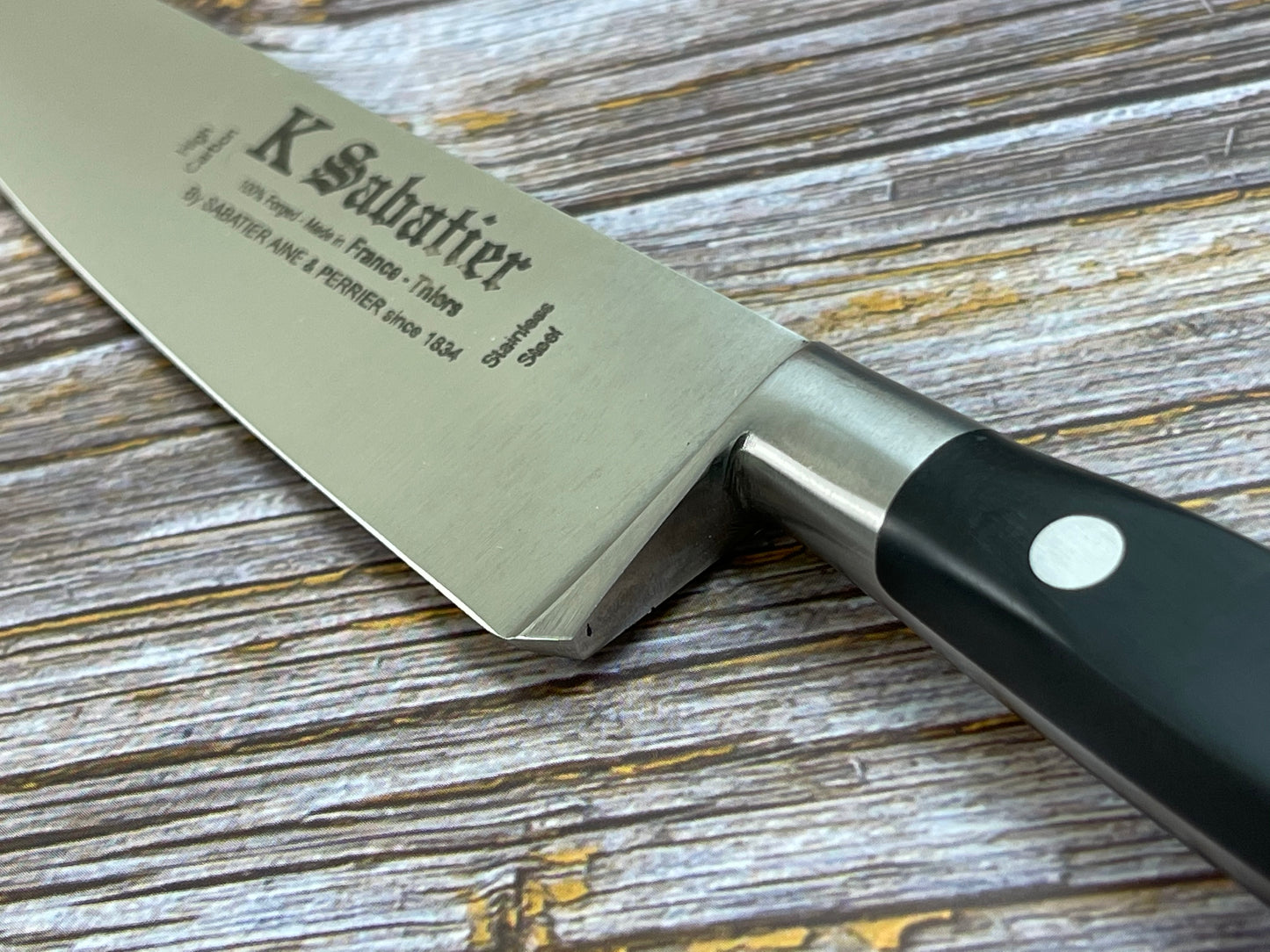 K Sabatier Authentique Chef's Knife 150mm - HIGH CARBON STEEL Made In France