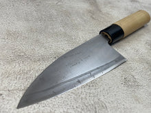 Load image into Gallery viewer, Vintage Japanese Deba Knife 160mm Made in Japan Carbon Steel 08