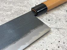 Load image into Gallery viewer, Hinokuni Shirogami #1 Chuka Knife 180mm Cherry Wood Handle - Made in Japan 🇯🇵