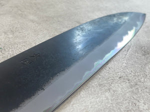 Hinokuni Shirogami #1 Santoku Knife 240mm Cherry Wood Handle - Made in Japan 🇯🇵