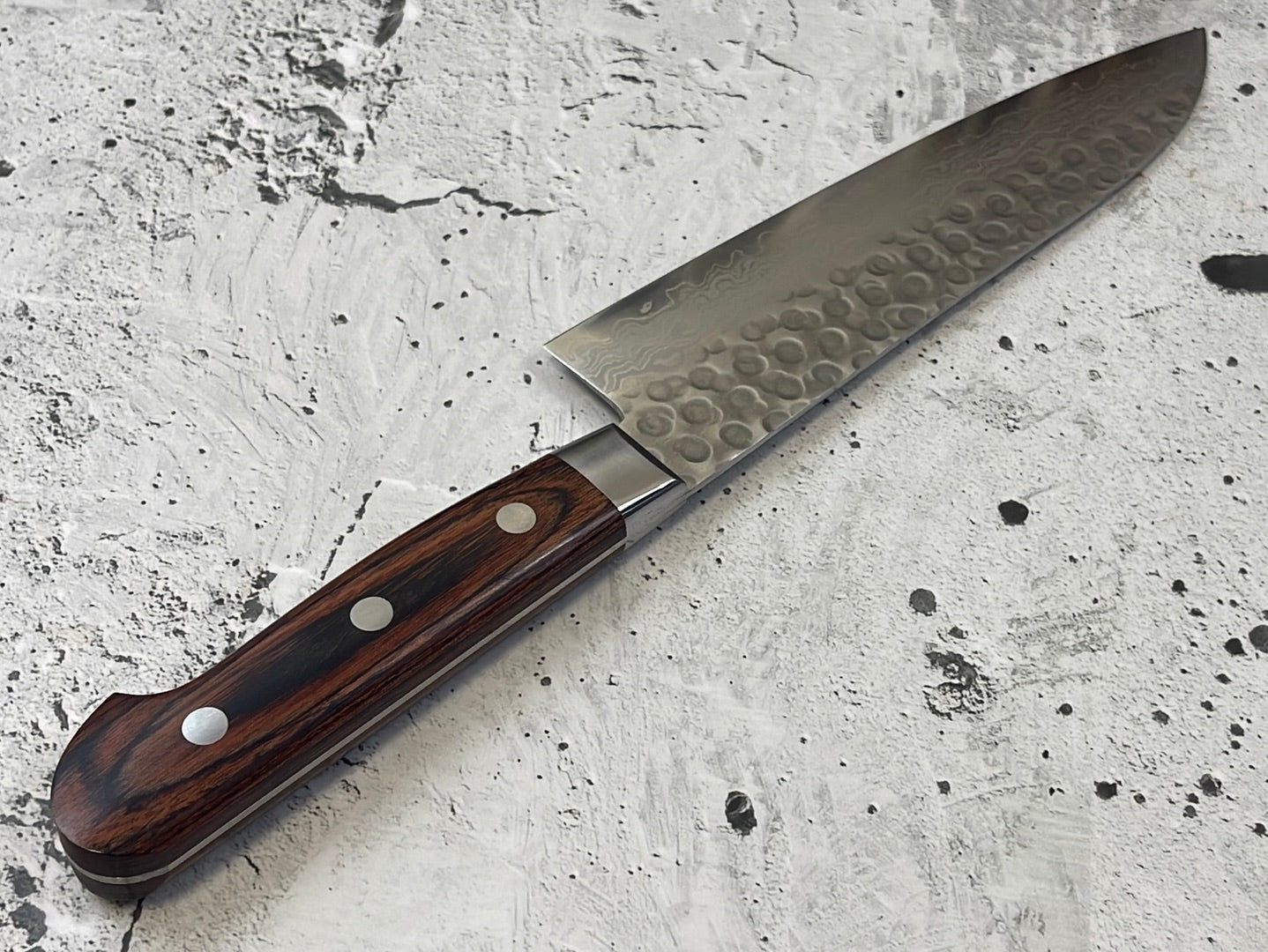 Tsunehisa VG10 Santoku 180mm Brown Pakka Handle Made in Japan 🇯🇵