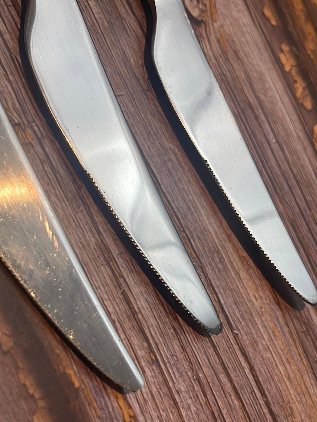 Vintage J. A. Henckles Cutlery Steak knife Set 4x  Stainless Steel Made in Germany 🇩🇪