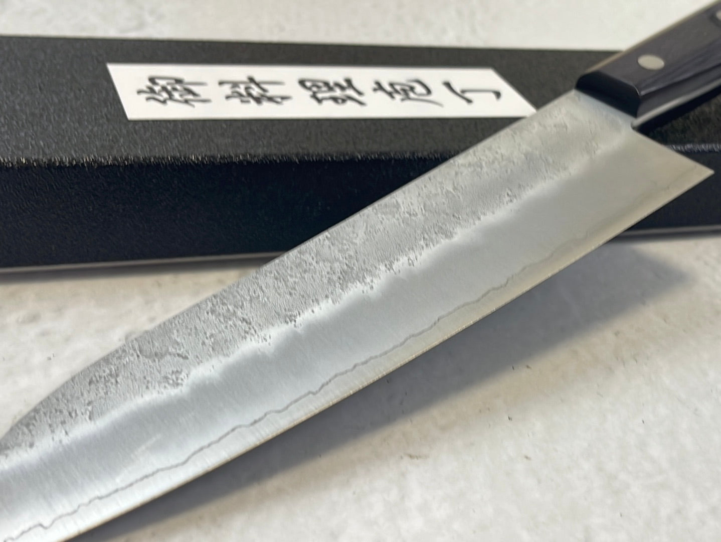 Tsunehisa G3 Nashiji Purple Santoku 180mm - Made in Japan 🇯🇵