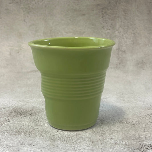 Revol Froissés Cappuccino Cup 180ml Set of 6 - Verbena
