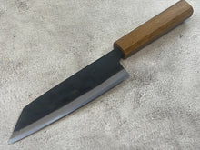 Load image into Gallery viewer, Tsukasa Shiro Kuro 150mm Bunka- Shirogami Steel - Oak Octagnon Handle