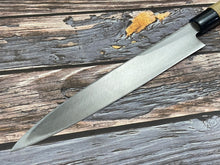 Load image into Gallery viewer, Vintage Japanese Yanagiba Knife 200mm Made in Japan  🇯🇵 Carbon Steel 876