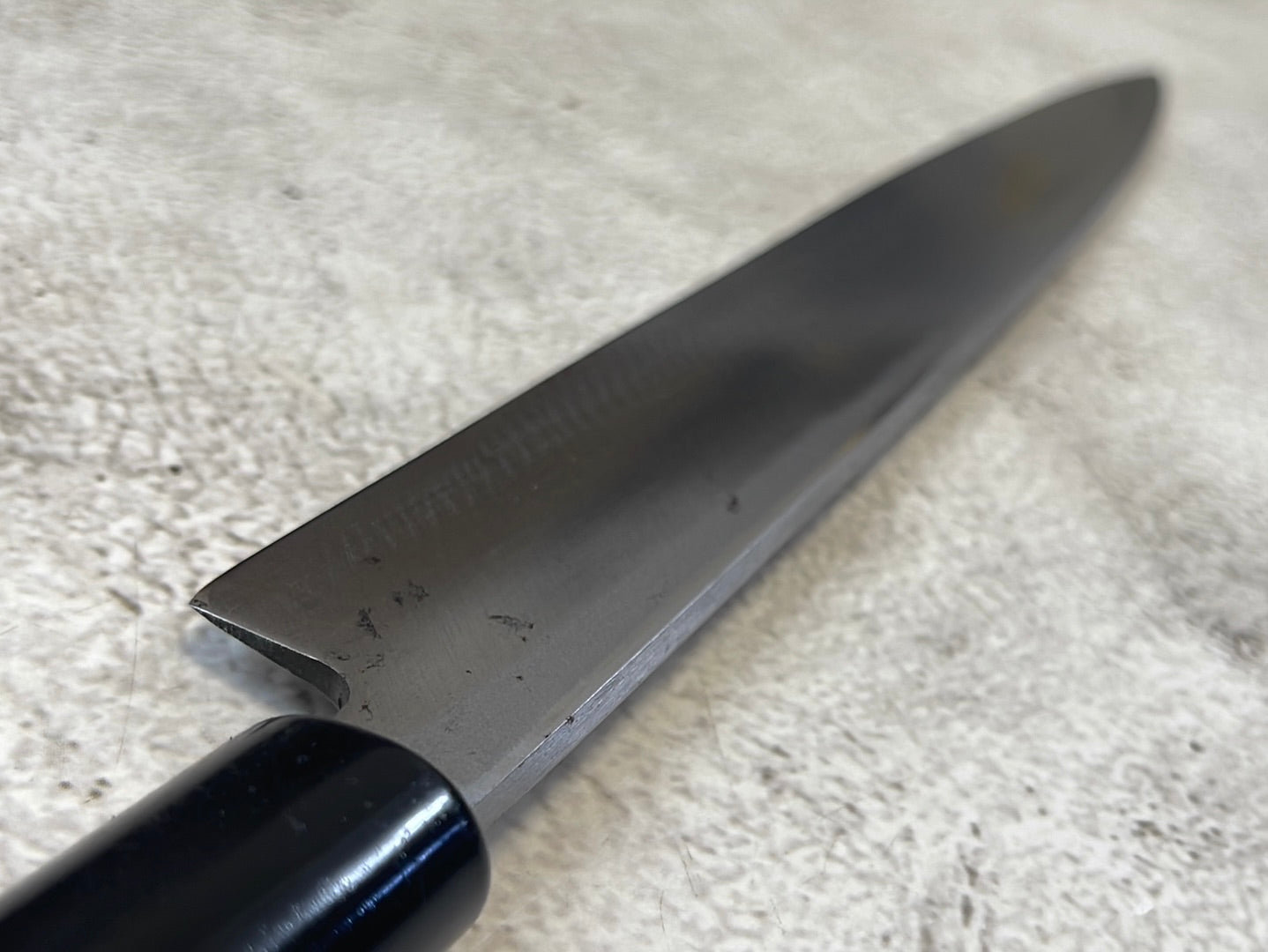 Vintage Japanese Yanagiba Knife 200mm  Made in Japan 🇯🇵 Carbon Steel 1156