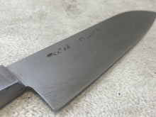Load image into Gallery viewer, Vintage Japanese Santoku Knife 160mm Made in Japan 🇯🇵 High Carbon Steel 1109