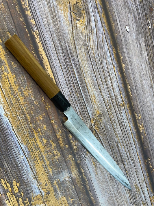 Vintage Japanese Yanagiba Knife 200mm  Made in Japan 🇯🇵 Carbon Steel 434