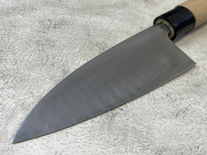 Vintage Japanese Deba Knife 150mm  Single Bevel Made in Japan 🇯🇵 Carbon Steel 1169