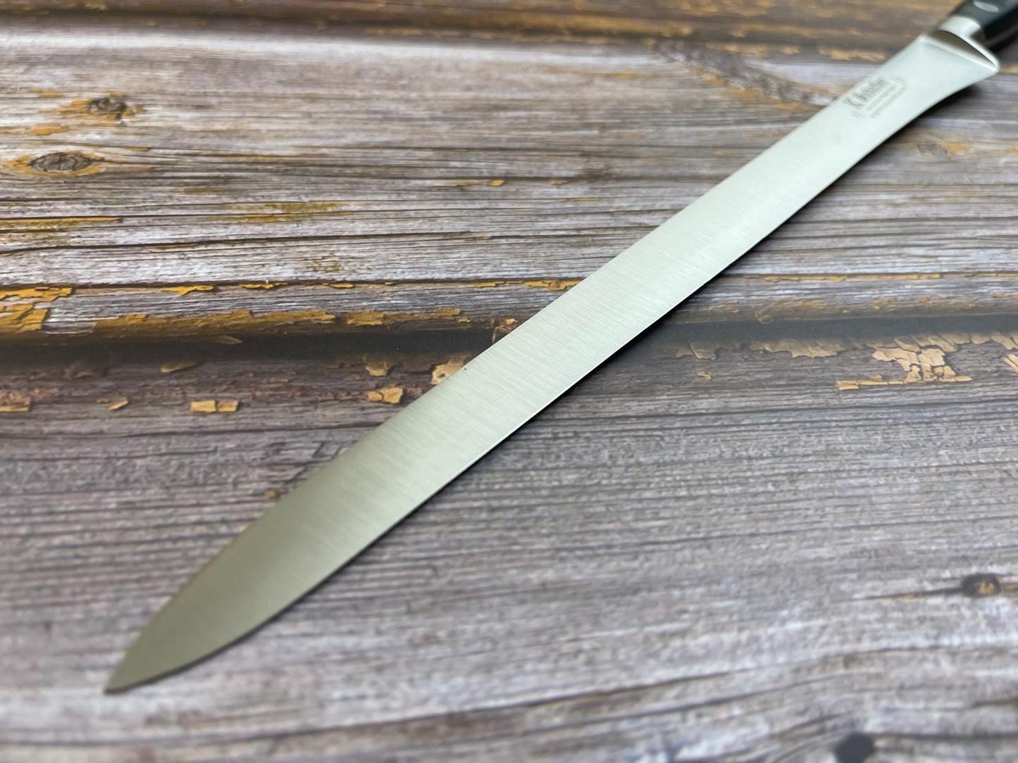 K Sabatier Authentique Salmon Slicing Knife 300mm - HIGH CARBON STEEL Made In France